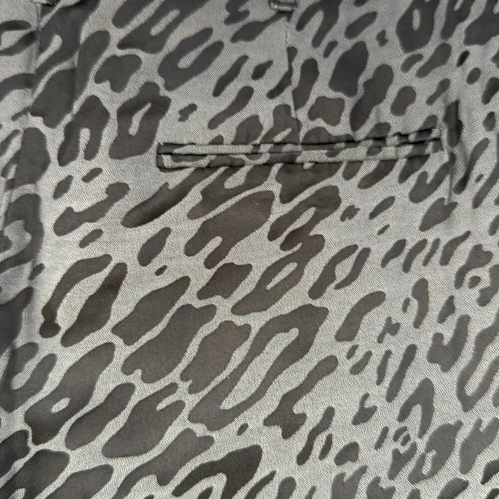 Equipment- Animal Print Flare Pants- sz. 4 - Picture 12 of 16